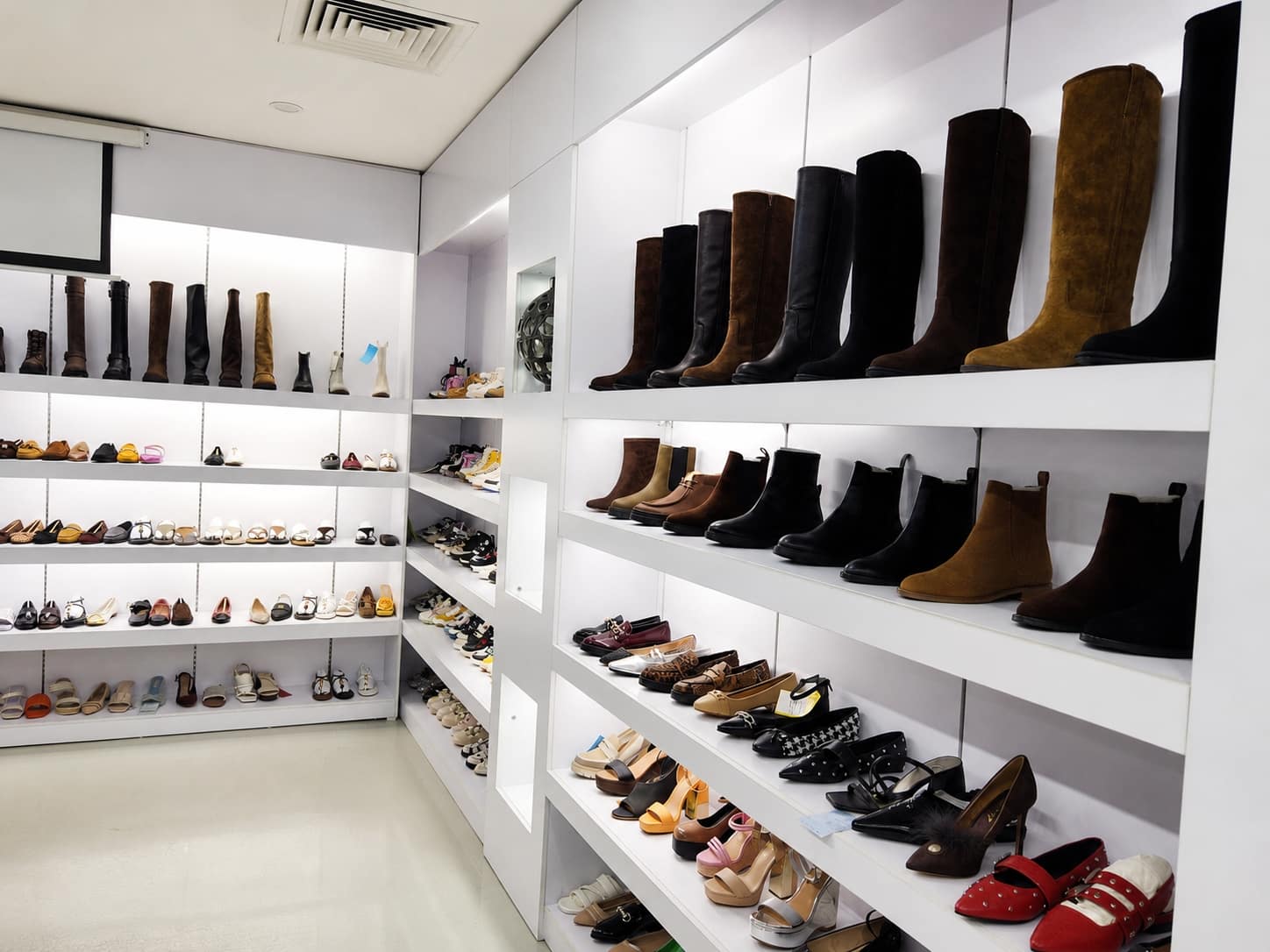 Fashion and casual footwear showcase